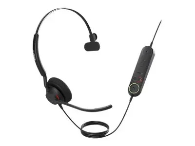 Jabra Engage 40 Mono - Hodesett on-ear kablet USB-C, USB-A lydisol...