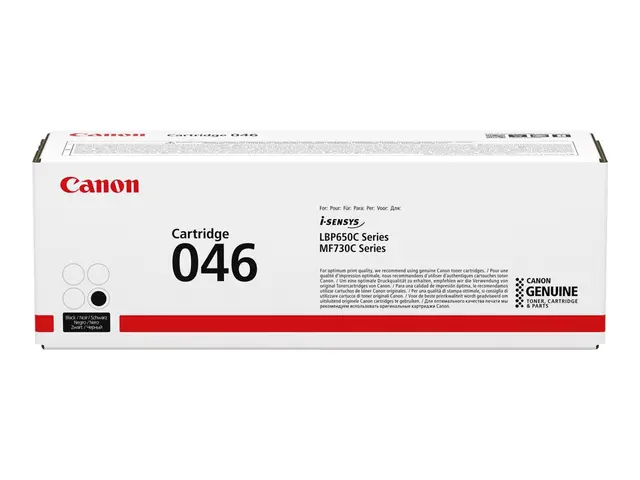 Canon 046 - Svart - original - tonerpatron - for imageCLASS LBP654...