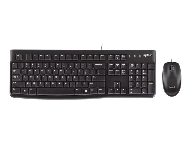 Logitech Desktop MK120 - Tastatur- og mussett - USB - QWERTY - US ...