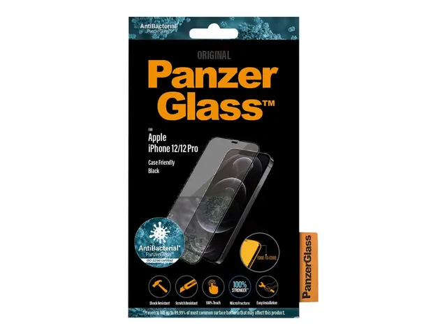 PanzerGlass - Skjermbeskyttelse for mobiltelefon - glass - 6.1" - ...