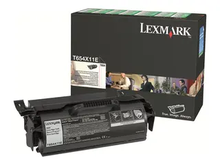 Lexmark - Ekstra høy ytelse - svart original - tonerpatron LCCP, LRP - for Lexmark T654dn, T654dtn, T654n, T656dne