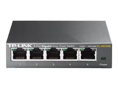TP-Link Easy Smart TL-SG105E - Switch 5 x 10/100/1000 - stasjon&#230;r