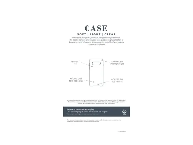 KEY - Baksidedeksel for mobiltelefon - bløt termoplastpolyuretan (...