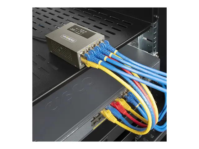 StarTech 4-Port Multi-Gigabit PoE++ Injector, 5/2.5G Ethernet (NBA...