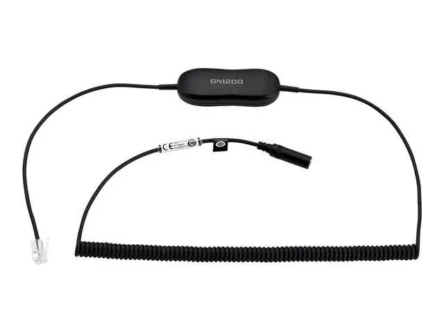 Jabra GN1200 - Hodesettadapter - RJ-9 hann til minijakk hunn - 2 m