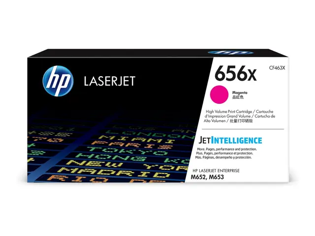 HP 656X - Høy ytelse - magenta - original - LaserJet - tonerpatron...