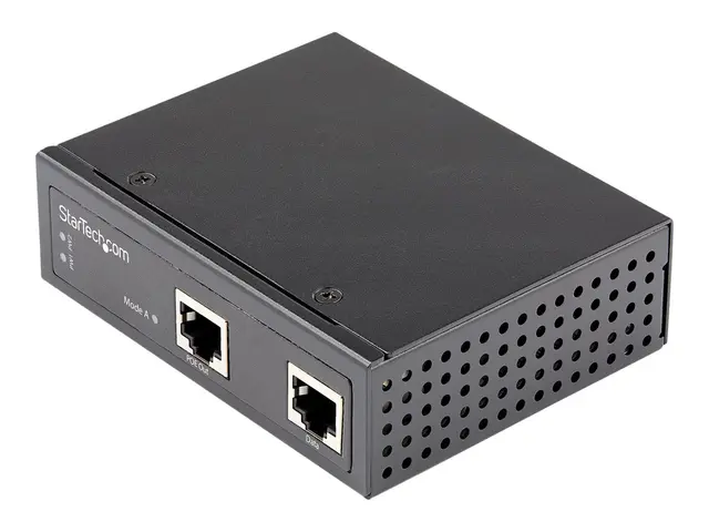 StarTech.com Industrial Gigabit Ethernet PoE Injector, 30W 802.3at...