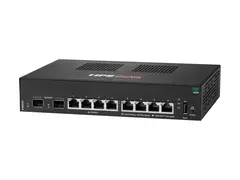 HPE Aruba Networking CX 6000 8p 10M/100M/1G 2p SFP 1G Switch Switch - Styrt - 8 x 10/100/1000 + 2 x Gigabit SFP (opplink) - side til side-luftflyt - rackmonterbar, veggmonterbar - AC - BTO