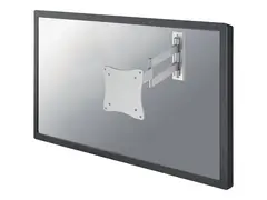 Neomounts FPMA-W830 - Brakett - full bevegelse for LCD-skjerm - sølv - skjermstørrelse: 10"-27" - veggmonterbar