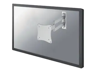 Neomounts FPMA-W830 - Brakett - full bevegelse for LCD-skjerm - sølv - skjermstørrelse: 10"-27" - veggmonterbar