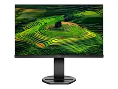 Philips B Line 241B8QJEB - LED-skjerm - 24&quot; (23.8&quot; synlig) 1920 x 1080 Full HD (1080p) @ 75 Hz - IPS - 250 cd/m&#178; - 1000:1 - 5 ms - HDMI, DVI-D, VGA, DisplayPort - h&#248;yttalere - svart tekstur