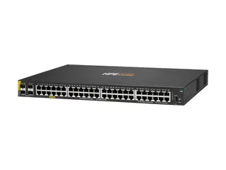 HPE Aruba Networking CX 6100 48G Class4 PoE 4SFP+ 740W Switch Switch - L3 - Styrt - 48 x 10/100/1000 (PoE+) + 4 x 1 Gigabit / 10 Gigabit SFP+ (opplink) - side til side-luftflyt - rackmonterbar, veggmonterbar - PoE+ (740 W) - CTO