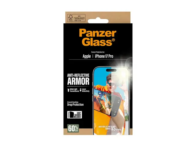 PanzerGlass - Skjermbeskyttelse for mobiltelefon - anti-reflective...