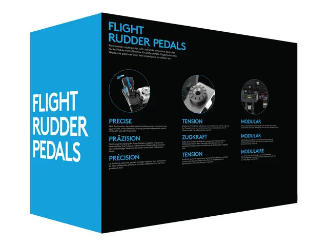 Logitech Flight Rudder Pedals - Pedaler - kablet - for PC