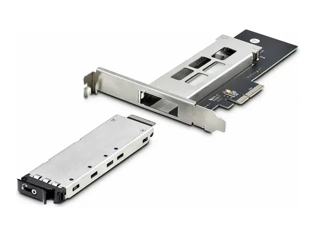 StarTech.com M.2 NVMe SSD to PCIe x4 Mobile Rack/Backplane with Re...
