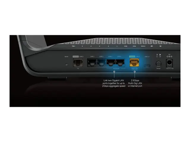 NETGEAR Nighthawk RAXE300 - Trådløs ruter 4-portssvitsj 1GbE, 2.5G...
