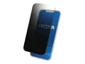 DICOTA - Skjermbeskyttelse for mobiltelefon limits the viewing angle to &#177;30&#176;, reduces blue light by 43% - film - med personvernsfilter - 4-veis - klebemiddel - svart - for Apple iPhone 14