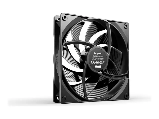 be quiet! Pure Wings 3 - High Speed kabinettvifte 140 mm svart