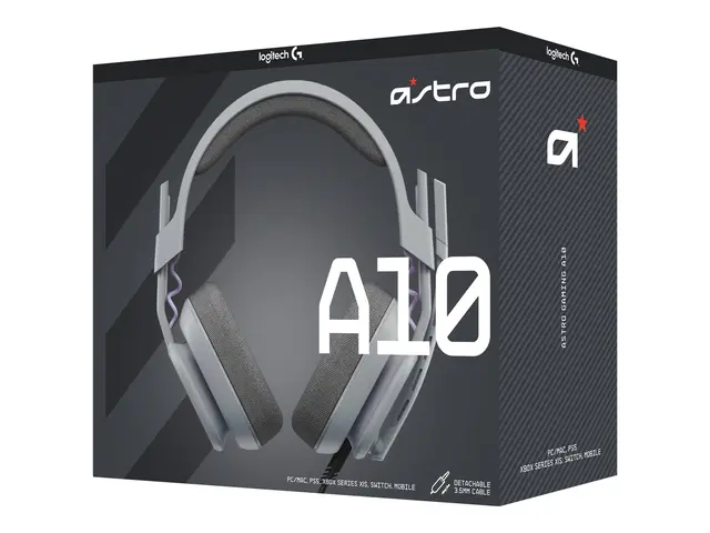 ASTRO Gaming A10 Gen 2 - Hodesett - full størrelse - kablet - 3,5 ...