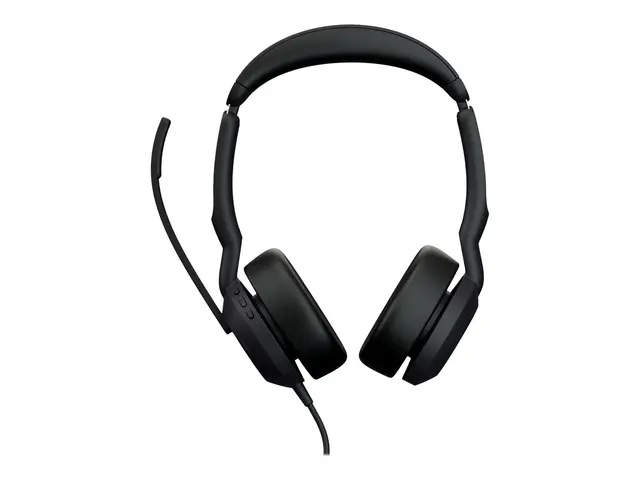 Jabra Evolve2 50 UC Stereo - Hodesett on-ear kablet aktiv støydemp...