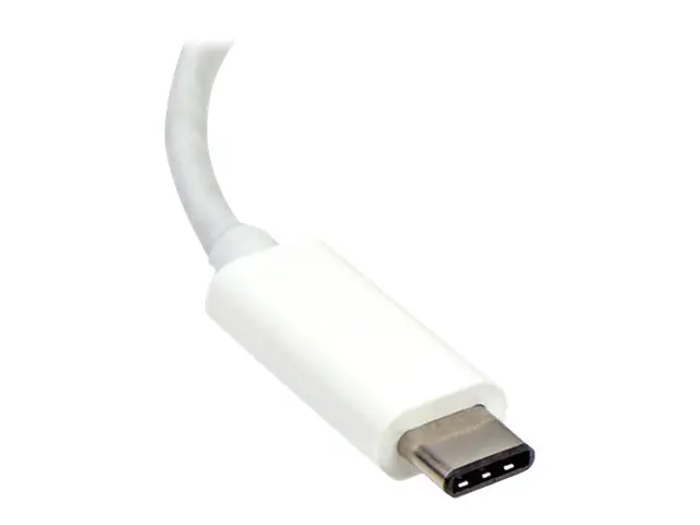 StarTech.com USB-C to VGA Adapter - White 1080p Video Converter Fo...