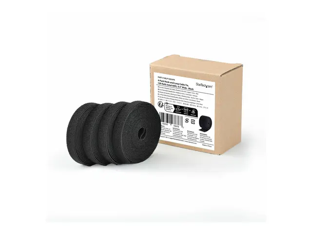 StarTech.com - Krok- og sløyfefesteinnretning 4.6 m svart (en pakk...