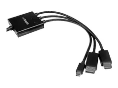 StarTech.com 2m 6 ft HDMI, DisplayPort or Mini DisplayPort to HDMI Converter Cable HDMI, DP or Mini DP to HDMI Adapter Cable (DPMDPHD2HD) - video adapter - DisplayPort / HDMI - 2 m