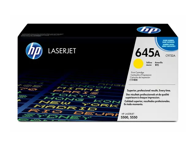 HP 645A - Gul original LaserJet tonerpatron (C9732A) for Color 550...