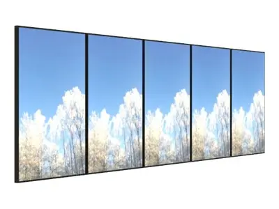 HI-ND VIDEO ROW - Monteringssett portrett for 5x1 videovegg skjerm...