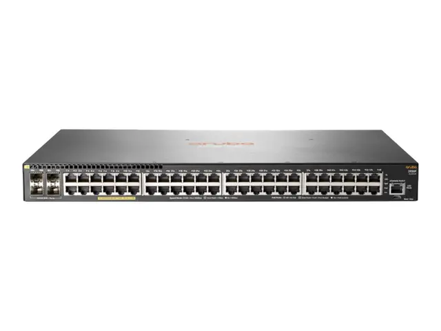 HPE Aruba 2930F 48G PoE+ 4SFP+ TAA - Switch - L3 - Styrt - 48 x 10...