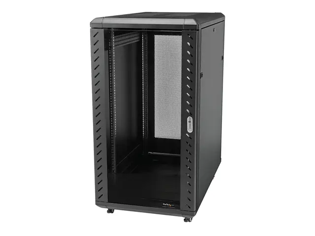 Startech 25U Network Rack Cabinet on Wheels - 36in Deep Portable 1...