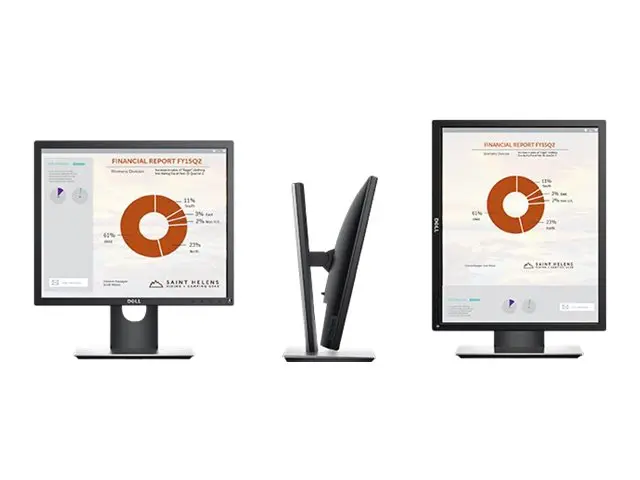 Dell P1917S - LED-skjerm 19" 1280 x 1024 @ 60 Hz IPS 250 cd/m² 100...