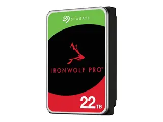 Seagate IronWolf Pro ST22000NT001 - Harddisk 22 TB - intern - 3.5&quot; - SATA 6Gb/s - 7200 rpm - buffer: 512 MB - med 3-&#229;rs Seagate Rescue Data Recovery