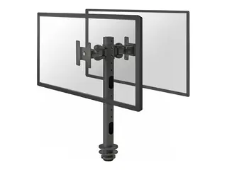 Neomounts FPMA-D050D - Monteringssett - full bevegelse for 2 LCD-skjermer - svart - skjermstørrelse: 10"-30" - malje, skrivebordsmonterbar