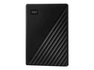 WD My Passport WDBYVG0020BBK - Harddisk kryptert - 2 TB - ekstern (b&#230;rbar) - USB 3.2 Gen 1 - 256-bit AES - svart