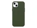 OtterBox Symmetry Series - Baksidedeksel for mobiltelefon MagSafe-samsvar - kaktusl&#230;r, polyuretan - cactus grove (green) - for Apple iPhone 15 Plus