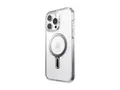 Speck Presidio Perfect-Clear - Baksidedeksel for mobiltelefon MagSafe-samsvar - plastikk - klar/klar, rolig s&#248;lv - for Apple iPhone 15 Pro Max