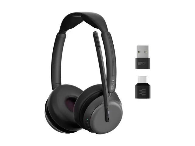 EPOS IMPACT 1000 - Hodesett - on-ear - Bluetooth - trådløs - USB-C...
