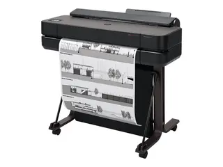 HP DesignJet T650 - 24&quot; storformatsskriver farge - ink-jet - Rull A1 61,0 cm x 91,4m) - 2400 x 1200 dpi - inntil 0.43 min/side (mono) / inntil 0.43 min/side (farge) - kapasitet: 1 rull - Gigabit LAN, USB 2.0, Wi-Fi(n) - kutter