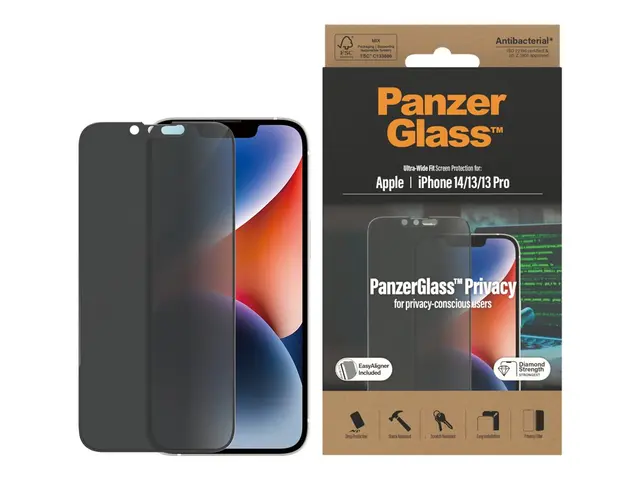 PanzerGlass - Skjermbeskyttelse for mobiltelefon ultrabred passfor...