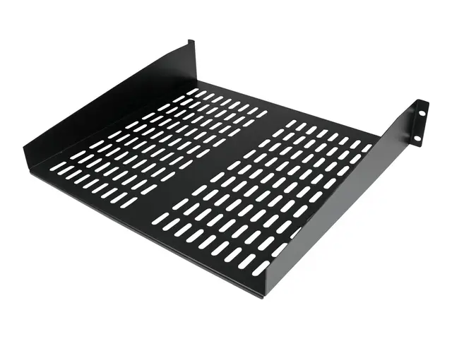 StarTech.com 1U Server Rack Shelf, 2U 16in Universal Fixed Vented ...