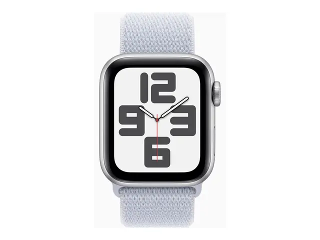 Apple Watch SE (GPS) - 2. generasjon 40 mm sølvaluminium smartklok...