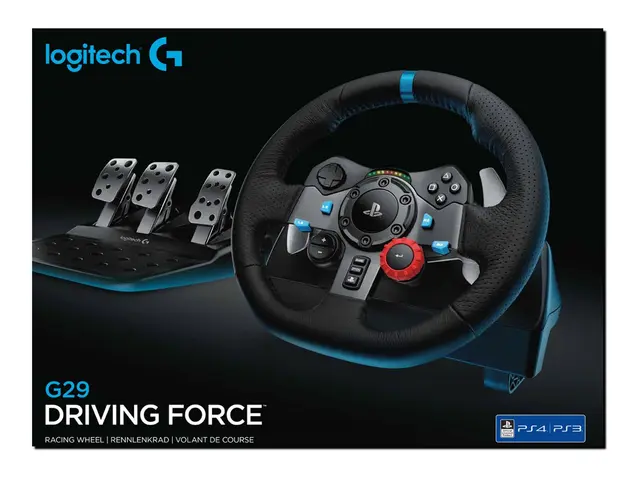 Logitech G29 Driving Force - Hjul- og pedalsett - kablet - for Son...