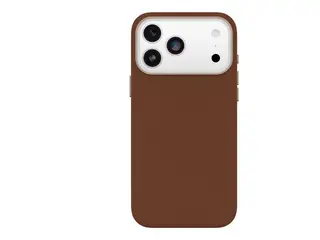 OtterBox Symmetry Series - Baksidedeksel for mobiltelefon MagSafe-samsvar - polyuretan, kaktuslær - ørkensadel (brun) - for Apple iPhone 17