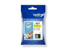 Brother LC421Y - Gul - original blekkpatron - for Brother DCP-J1140DW, DCP-J1800DW, MFC-J1010DW, MFC-J1012DW
