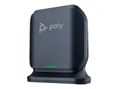 Poly Rove B4 - Tr&#229;dl&#248;s telefonbasestasjon / VoIP telefonbasestasjon med anrops-ID/samtale venter DECT - treveis anropskapasitet - SIP v2, SIP over UDP, SIP over TCP, SIP over TLS, SDP - svart