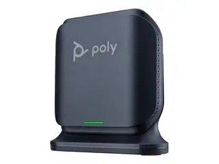 Poly Rove B4 - Tr&#229;dl&#248;s telefonbasestasjon / VoIP telefonbasestasjon med anrops-ID/samtale venter DECT - treveis anropskapasitet - SIP v2, SIP over UDP, SIP over TCP, SIP over TLS, SDP - svart
