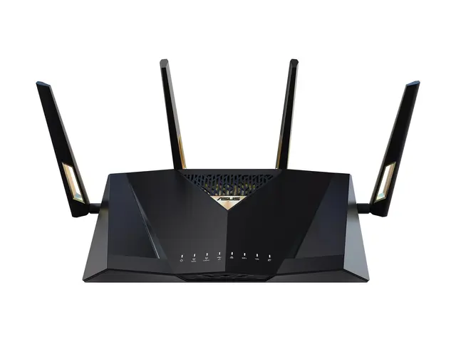 ASUS RT-BE88U - Trådløs ruter 9-porters svitsj 1GbE, 2.5GbE, Wi-Fi...