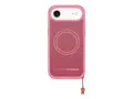 OtterBox Sole Series - Baksidedeksel for mobiltelefon MagSafe-samsvar - hard-wearing fabric - Xtra Hot (rosa) - for Apple iPhone Air