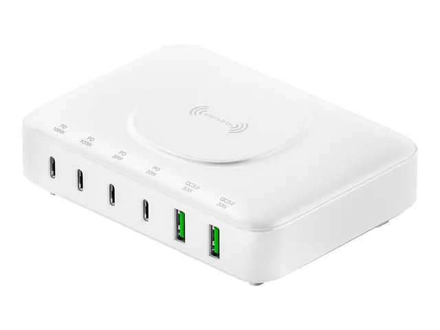 4smarts - Ladestasjon 7 i 1 100 watt 5 A PD/PPS, PD 3.0, QC HiSili...